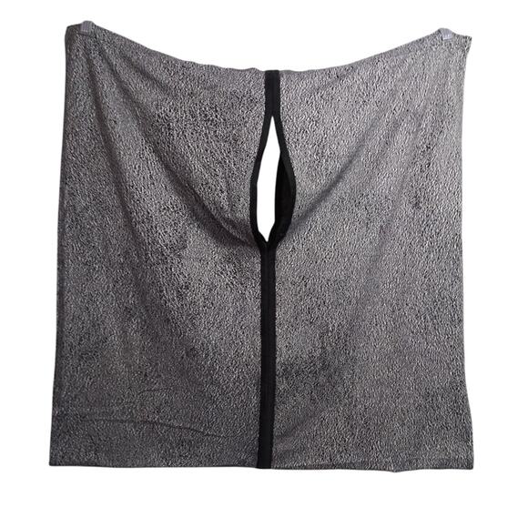 Lululemon Vinyasa Wrap Scarf Black White Athletic Size OS - Picture 2 of 8